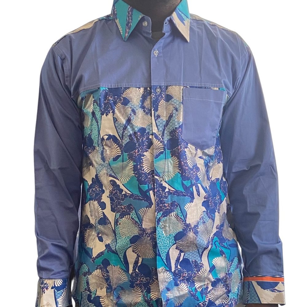 Men's African Dashiki Ethnic Long Sleeve